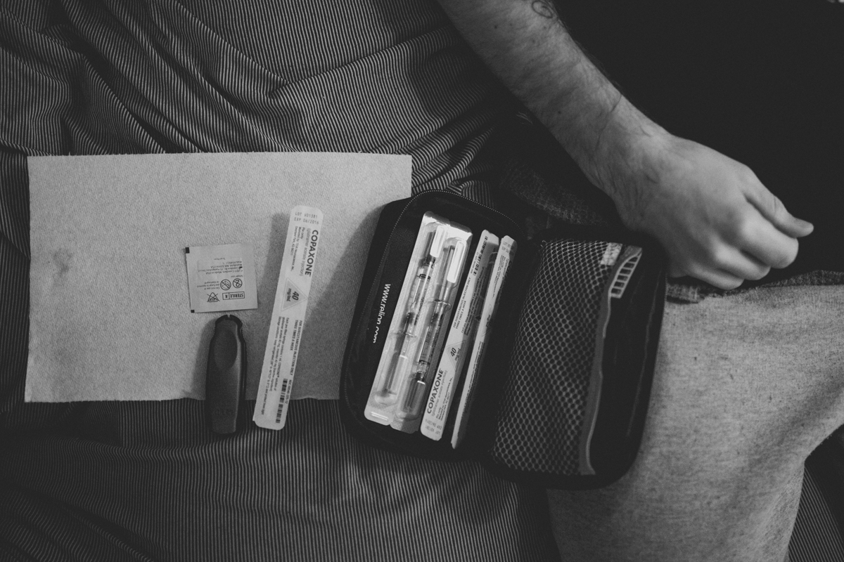 Injection and supplies for ms medication