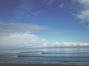 washington beach on straight of jaun de fuca